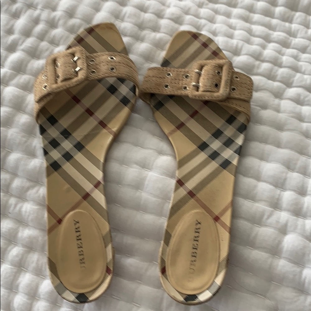 Burberry slides